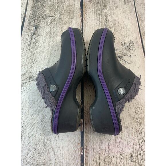 CROCS Girl’s Platform Fur Lined Clogs / Size: C10 - Picture 4 of 8